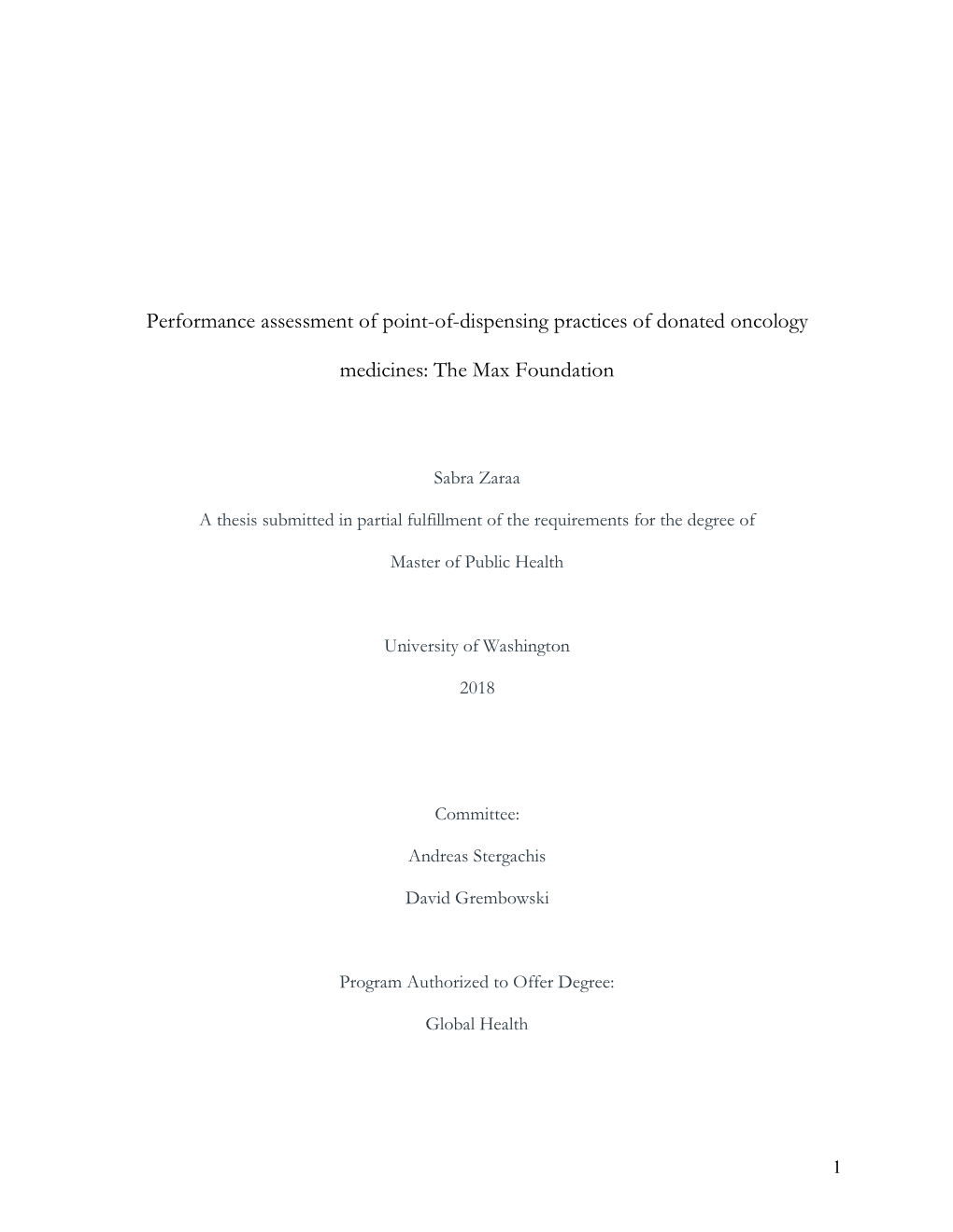 Performance Assessment of Point-Of-Dispensing Practices of Donated Oncology Medicines: the Max Foundation