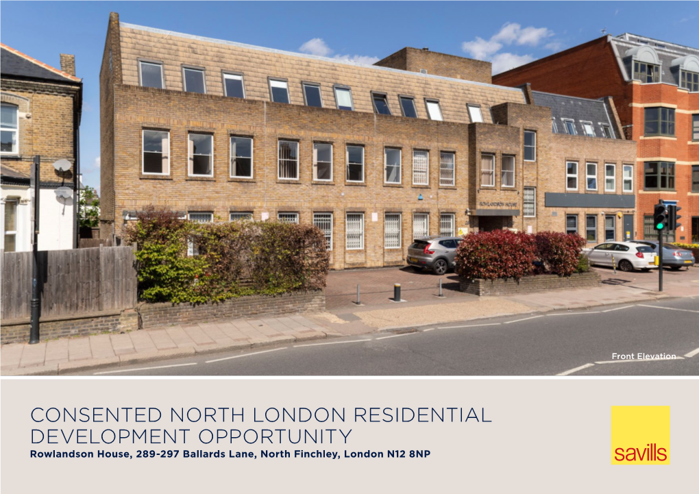 Consented North London Residential Development Opportunity