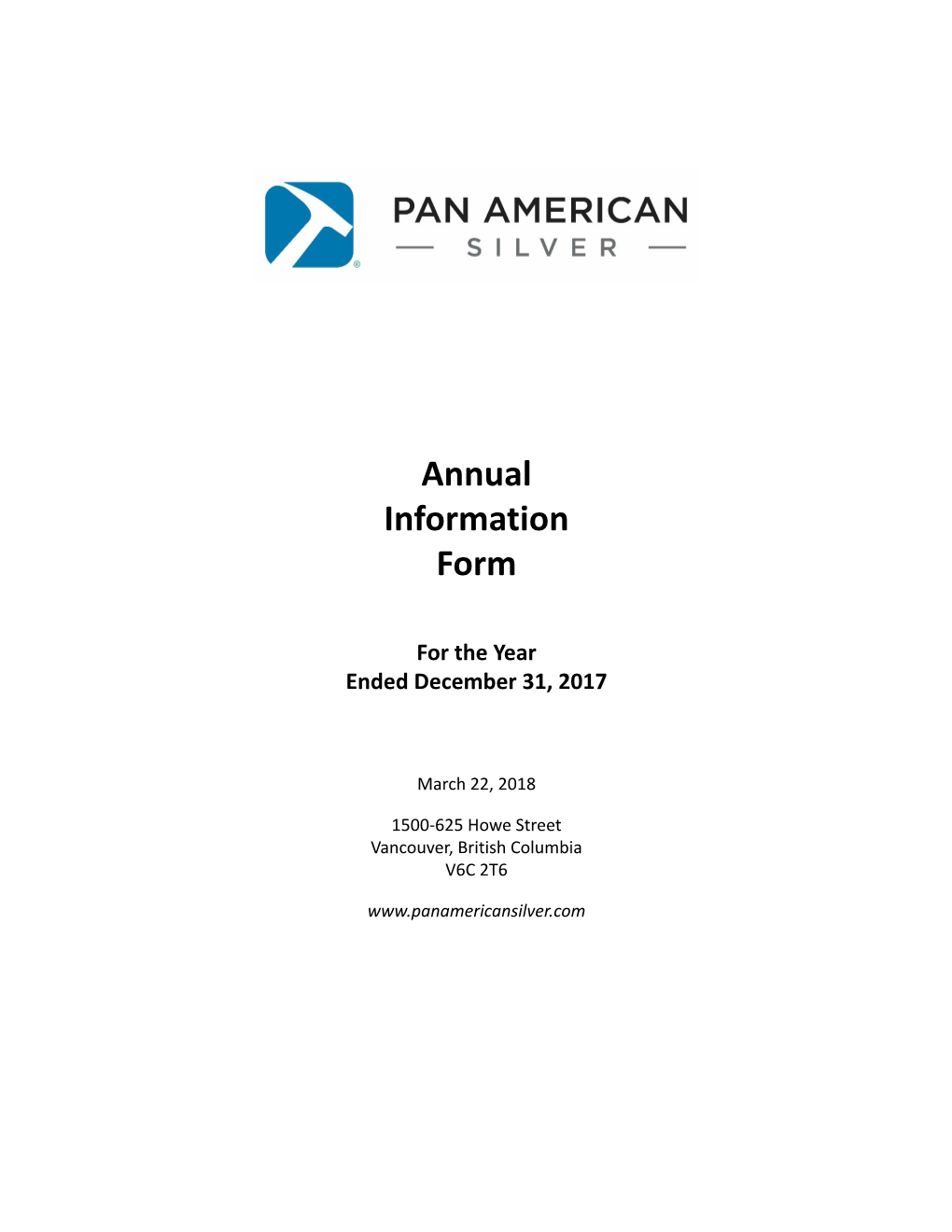 Annual Information Form