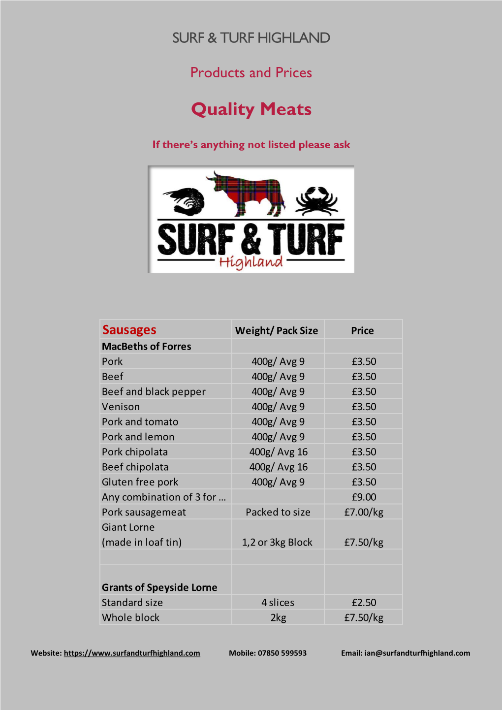 Quality Meats