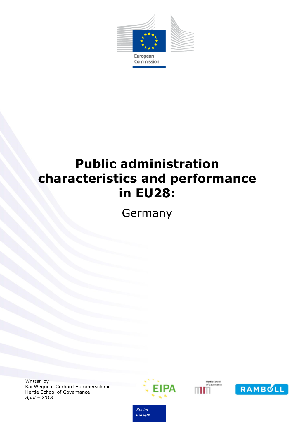 Public Administration Characteristics and Performance in EU28: Germany