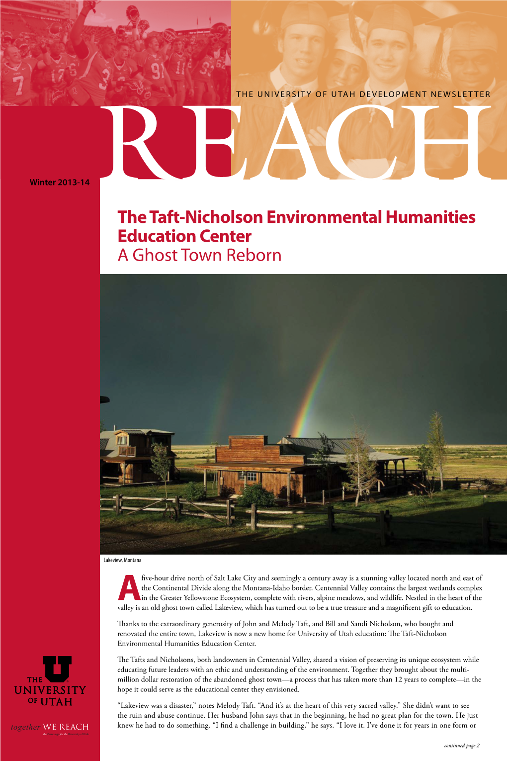 The Taft-Nicholson Environmental Humanities Education Center a Ghost Town Reborn