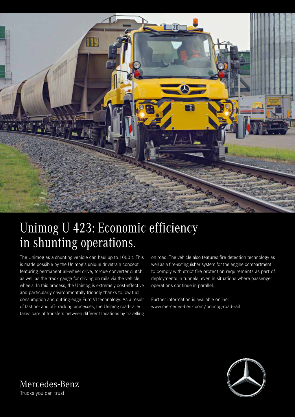 Unimog U 423: Economic Efficiency in Shunting Operations