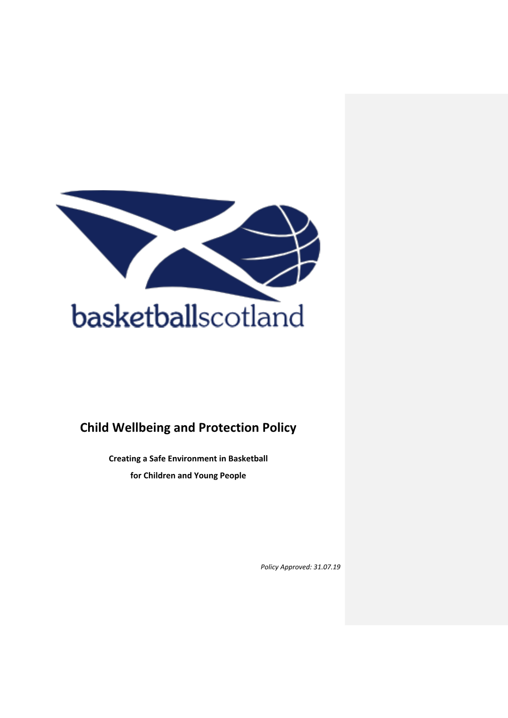 Children and Vulnerable Adults Policy And