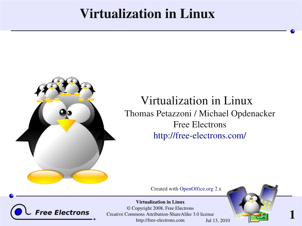 Virtualization in Linux