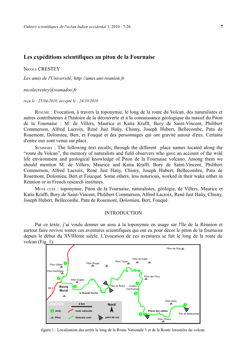 Les Expéditions Scientifiques Au Piton De La Fournaise