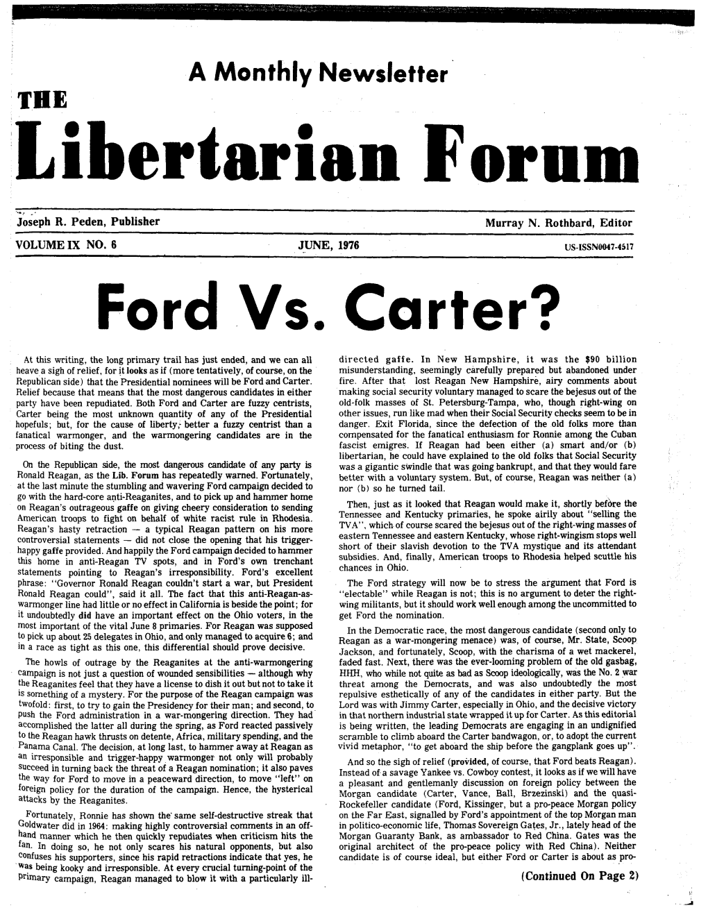 Libertarian Forum