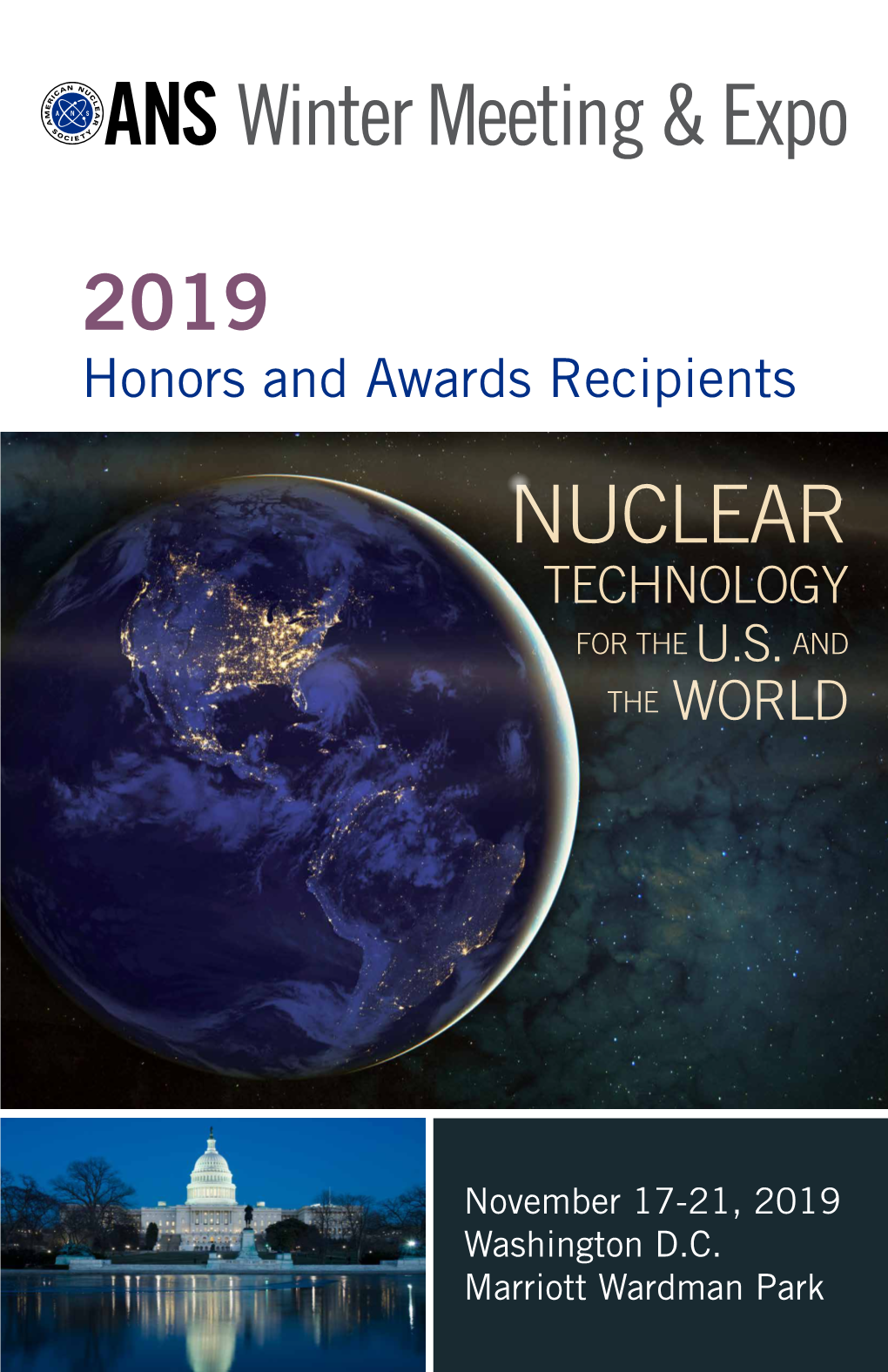 2019 Honors and Awards Recipients NUCLEAR TECHNOLOGY for the U.S