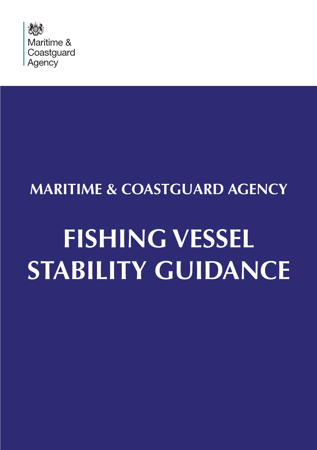 Fishing Vessel Stability Guidance Contents