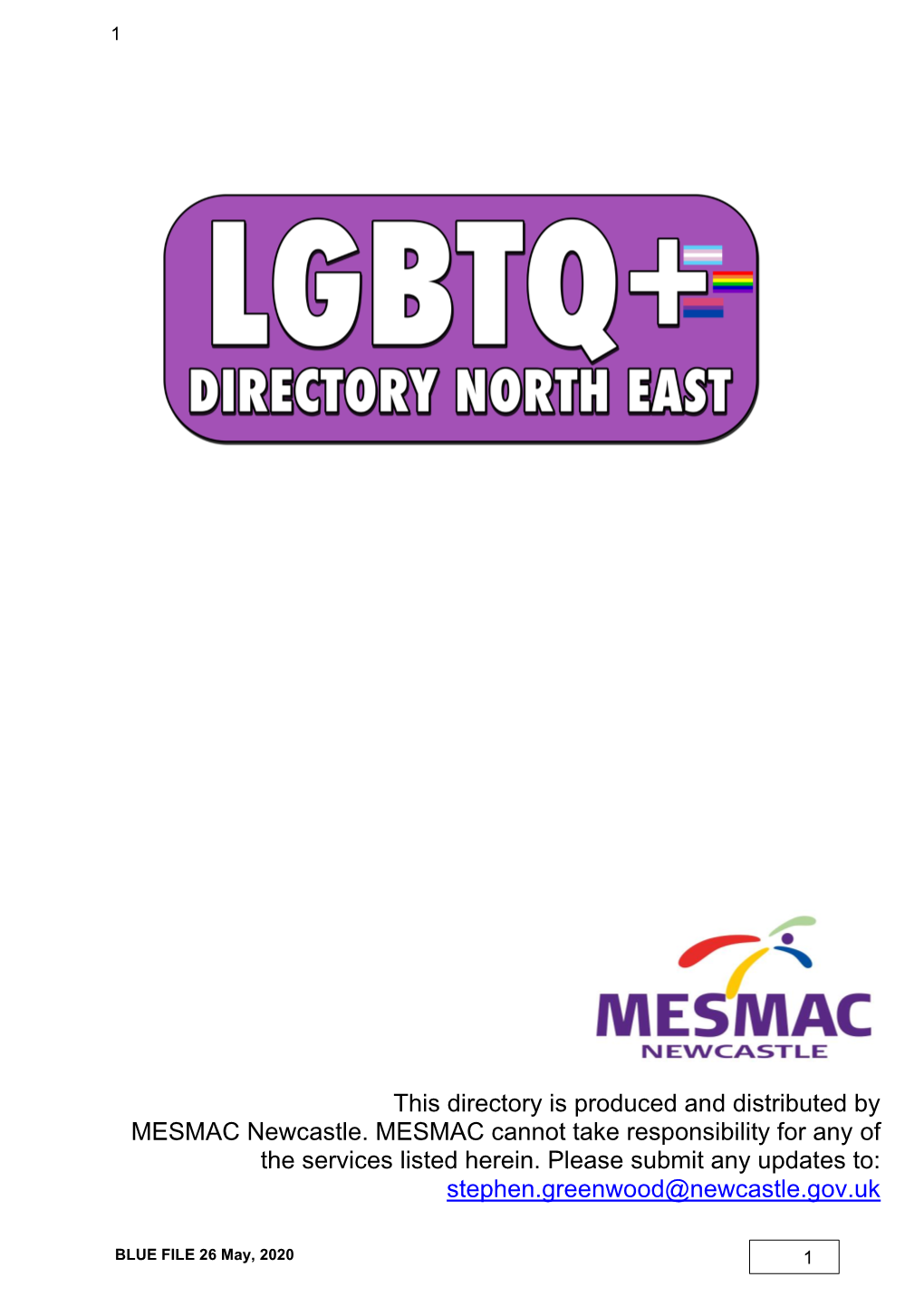 LGBTQ Directory North East