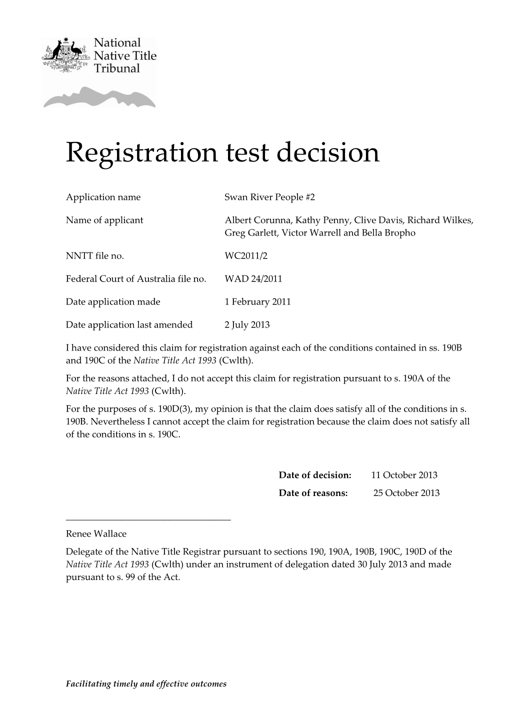 Registration Test Template