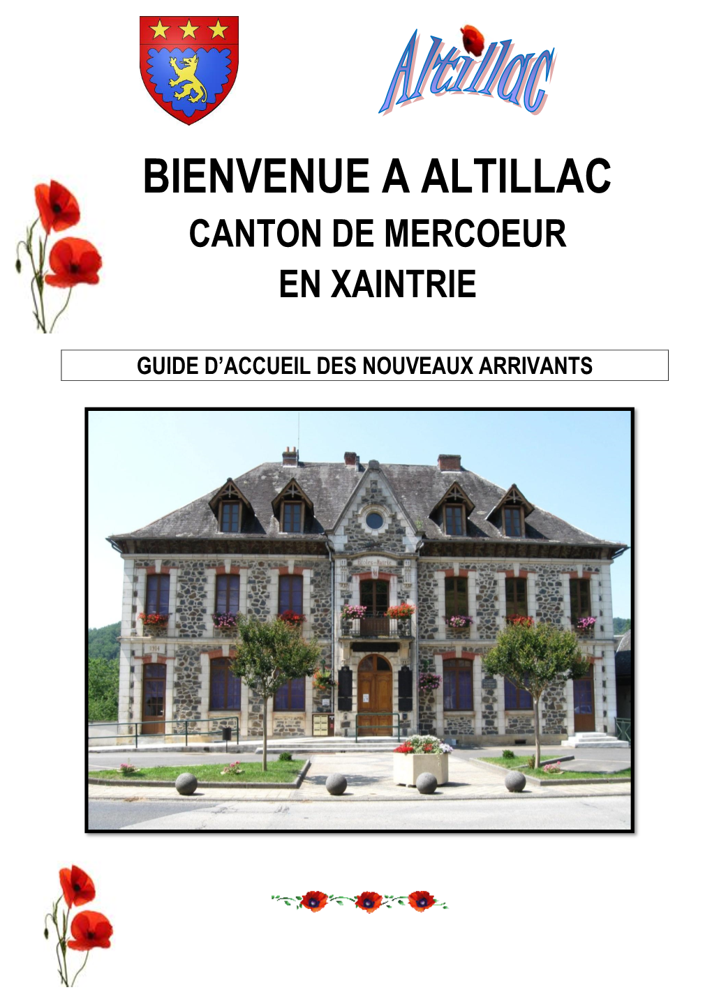 Bienvenue a Altillac Canton De Mercoeur En Xaintrie