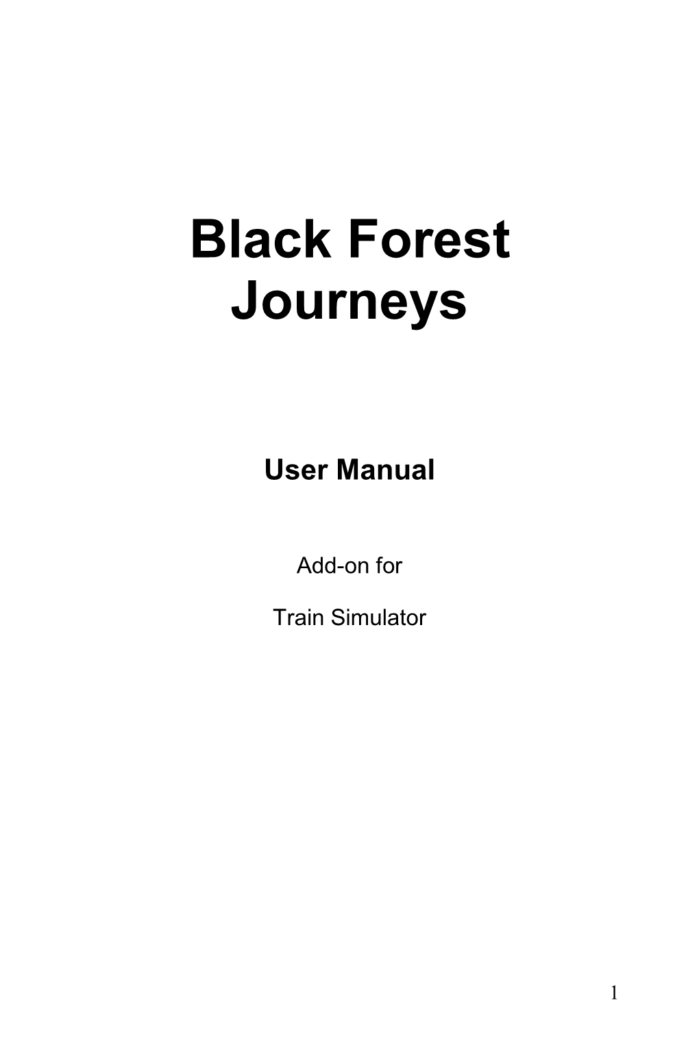 Black Forest Journeys