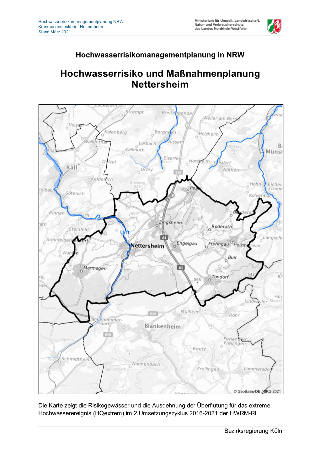 Hochwasserrisiko Und Maßnahmenplanung Nettersheim