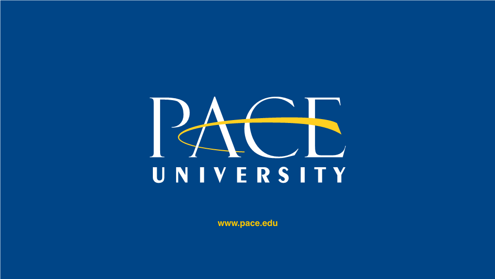 International Pathways at Pace University25 March 2020 Program and Admissions Updates for 2020‒2021