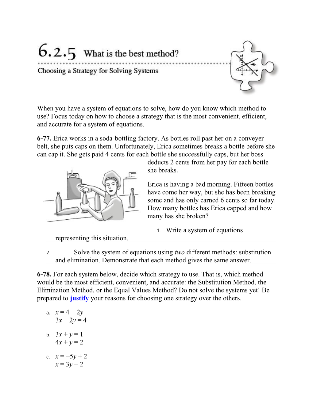 A. Write a System of Equations Representing This Situation