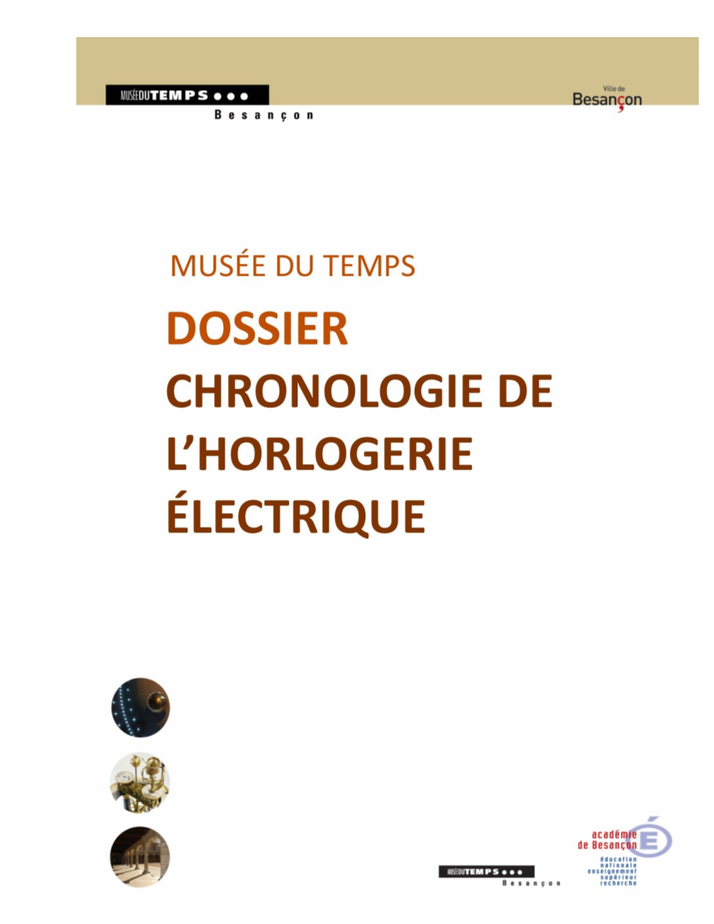 Chronologie De L'horlogerie Électrique