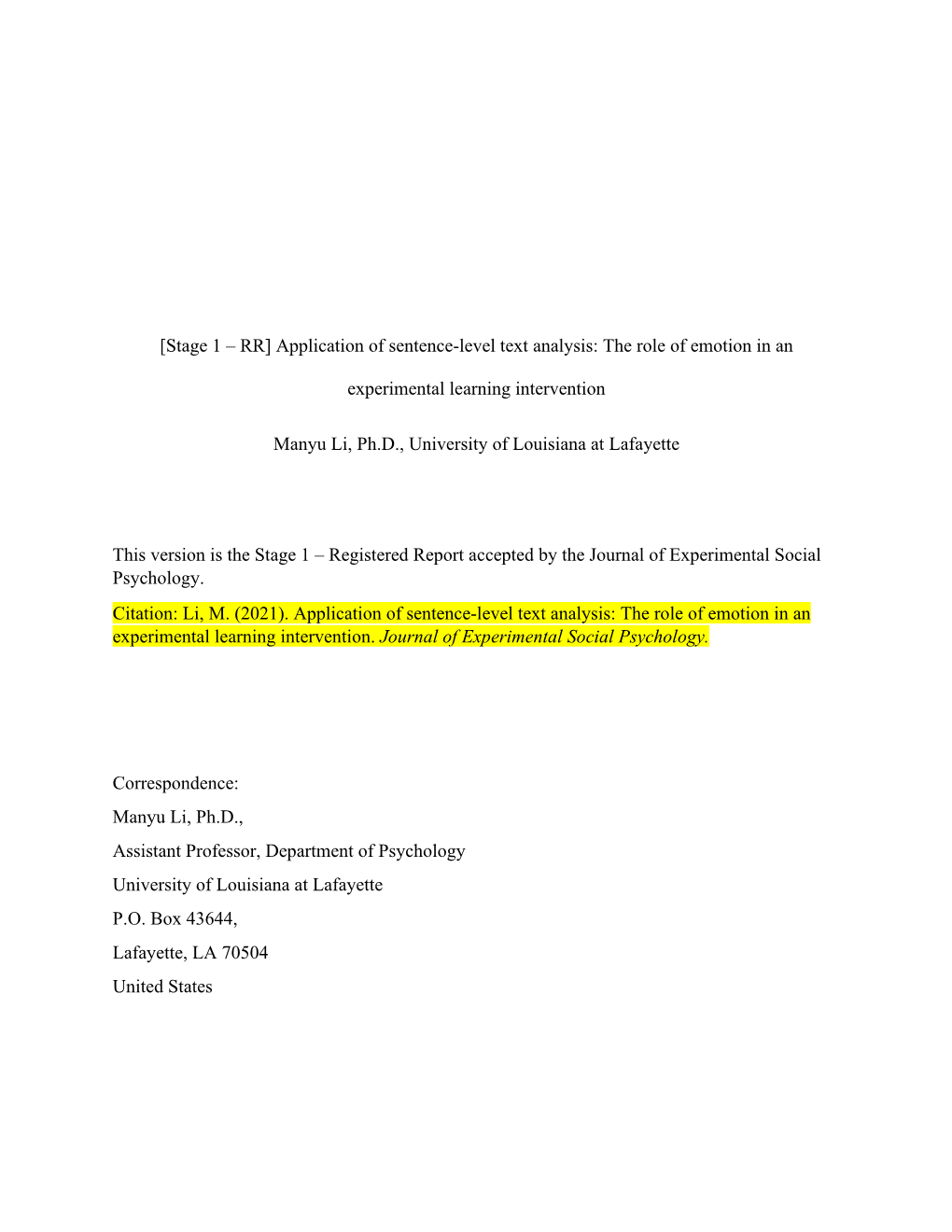 Application of Sentence-Level Text Analysis: the Role of Emotion in An