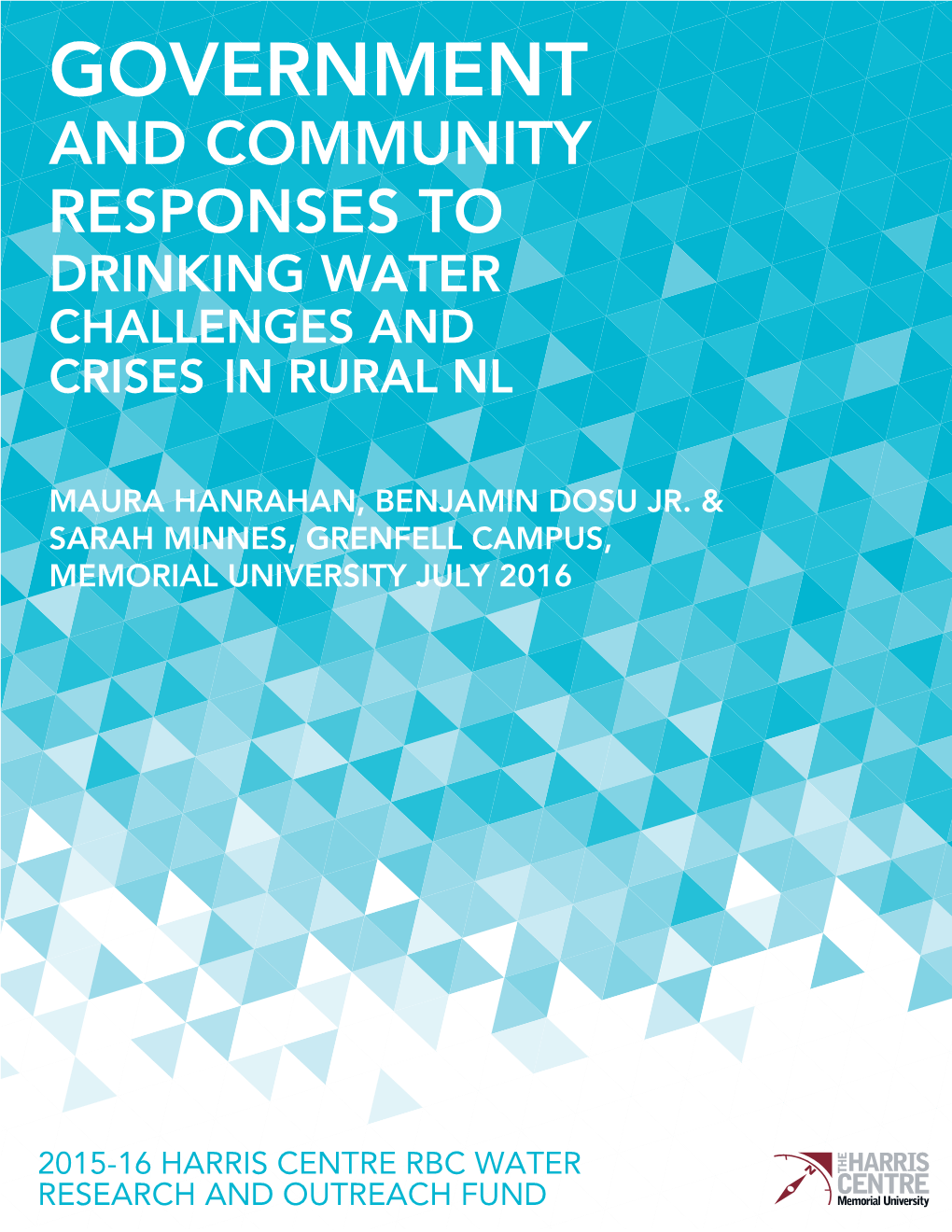 Government and Community Responses to Drinking Water Challenges and Crises in Rural Newfoundland and Labrador