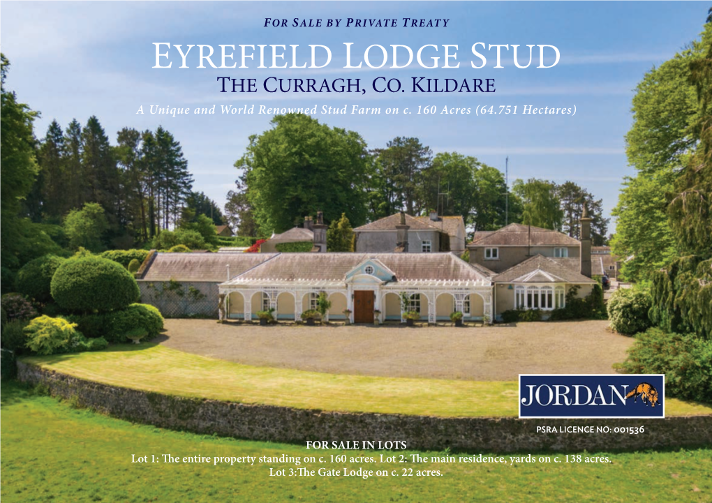 Eyrefield Lodge Stud the Curragh, Co
