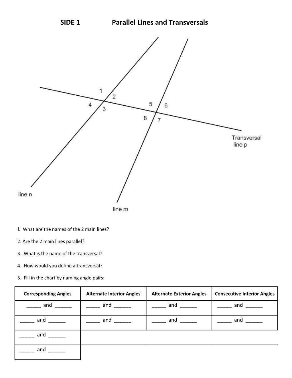 !. What Are the Names of the 2 Main Lines?