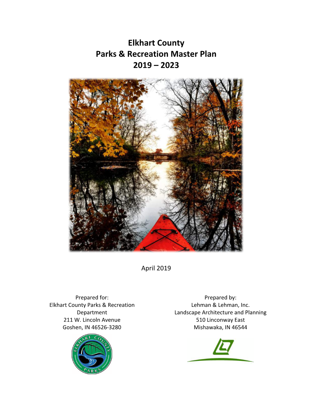 Elkhart County Parks & Recreation Master Plan 2019 – 2023