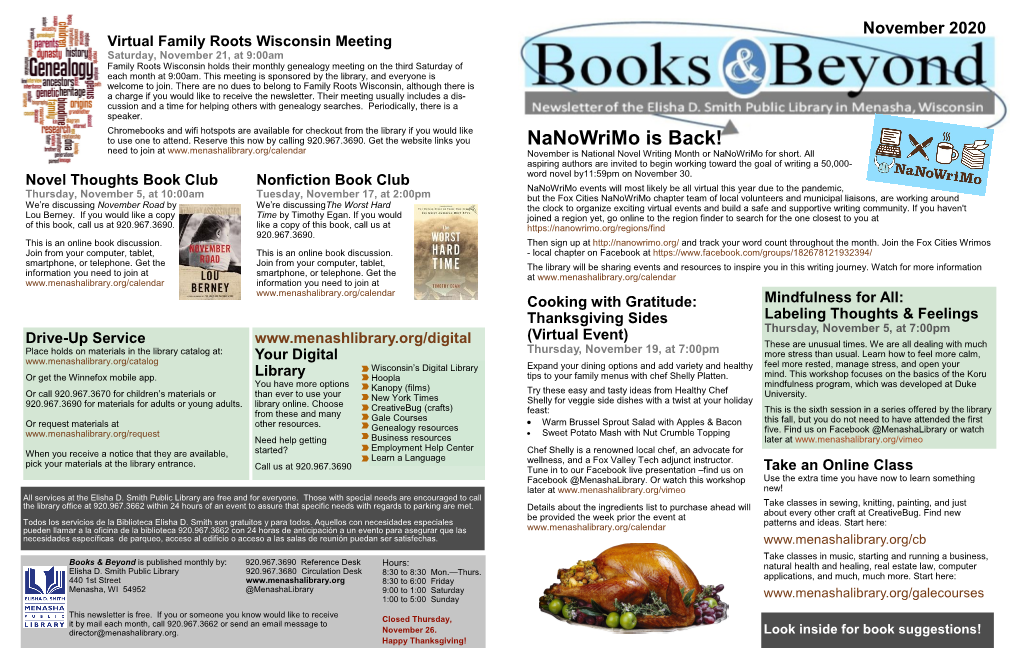 Nanowrimo Is Back! Need to Join at November Is National Novel Writing Month Or Nanowrimo for Short