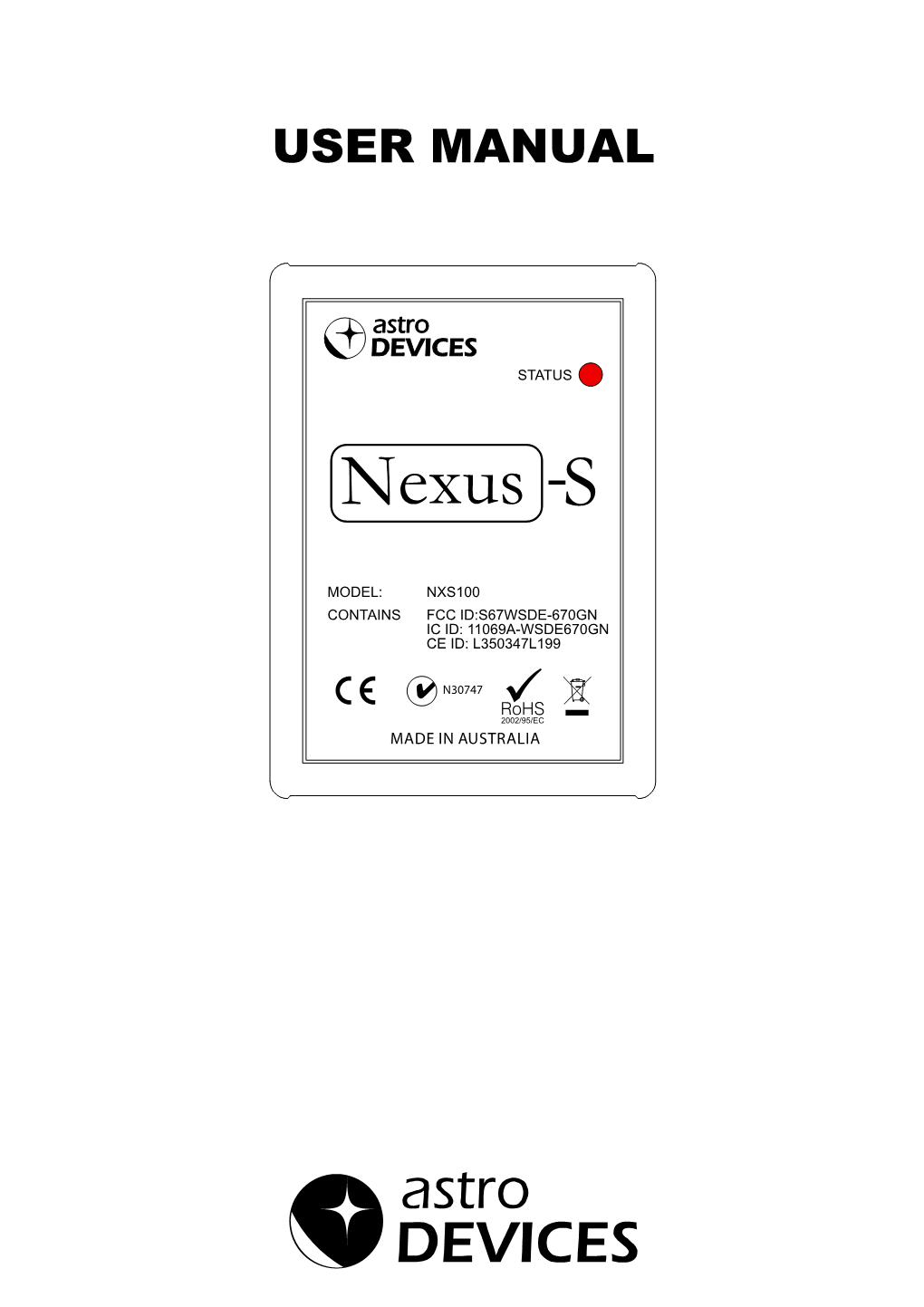 Nexus-S User Manual, Revision