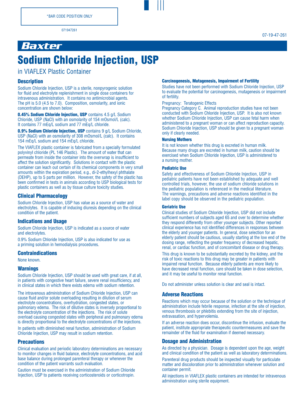 Sodium Chloride Injection