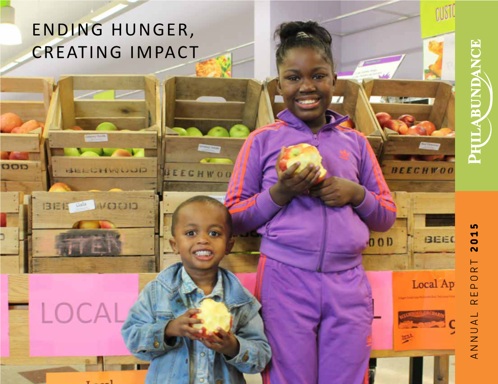 Ending Hunger, Creating Impact