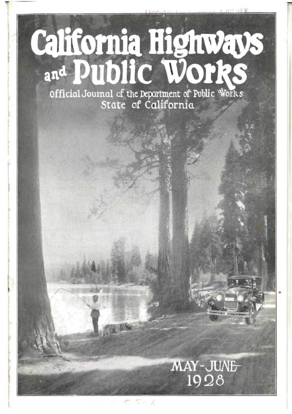 California Highways and Public Works, May-June 1928