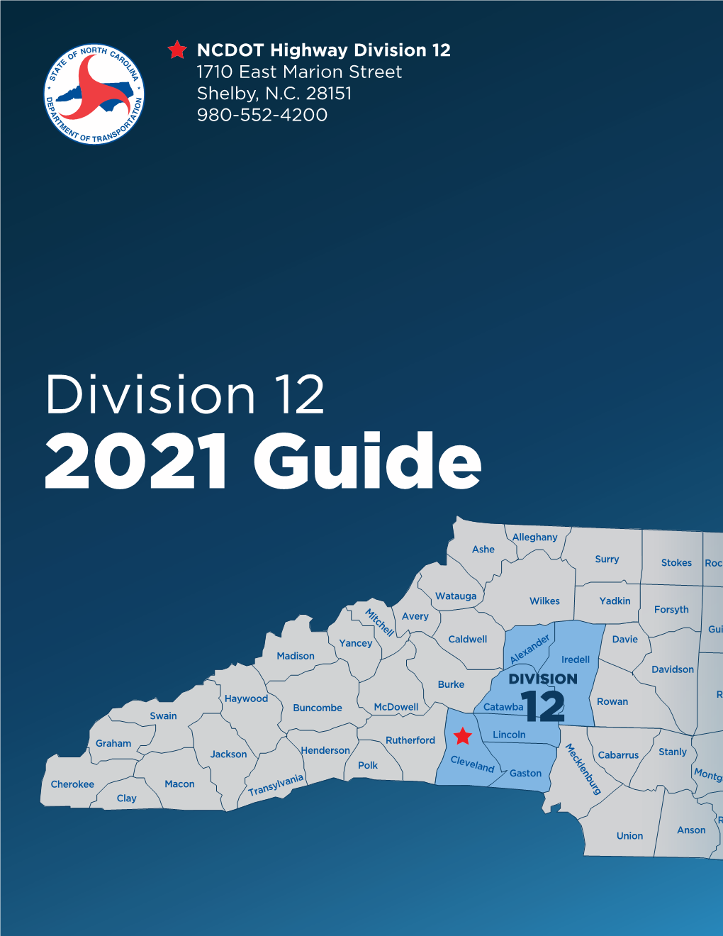 Division 12 | Division 1 Contacts1710 East Marion Street Shelby, N.C