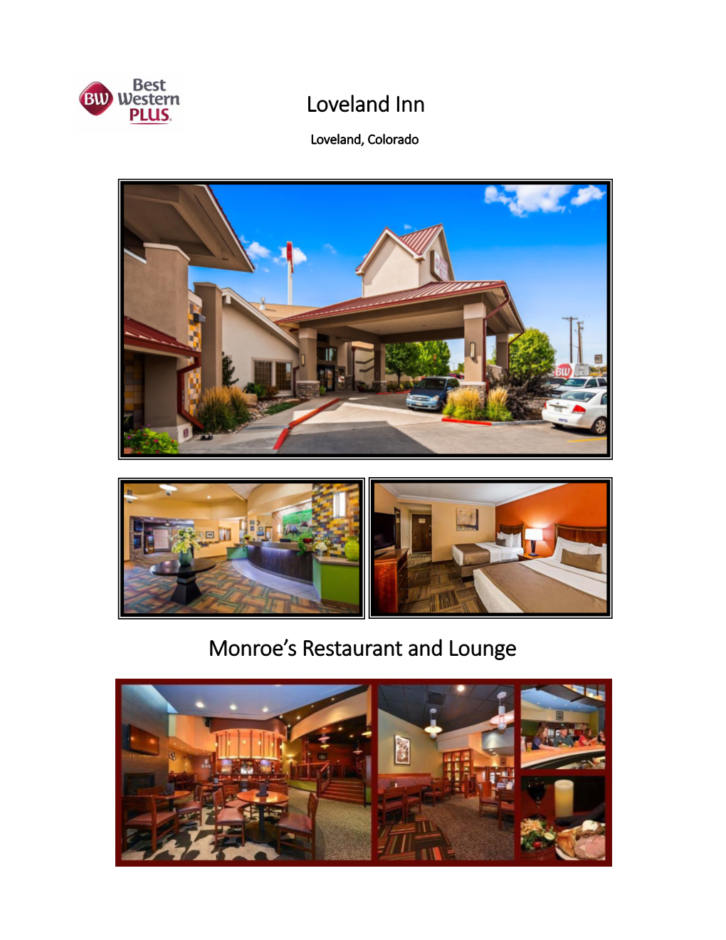 Loveland Inn Monroe's Restaurant and Lounge