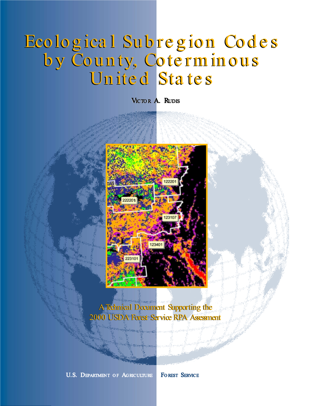 Ecological Subregion Codes by County, Coterminous United States