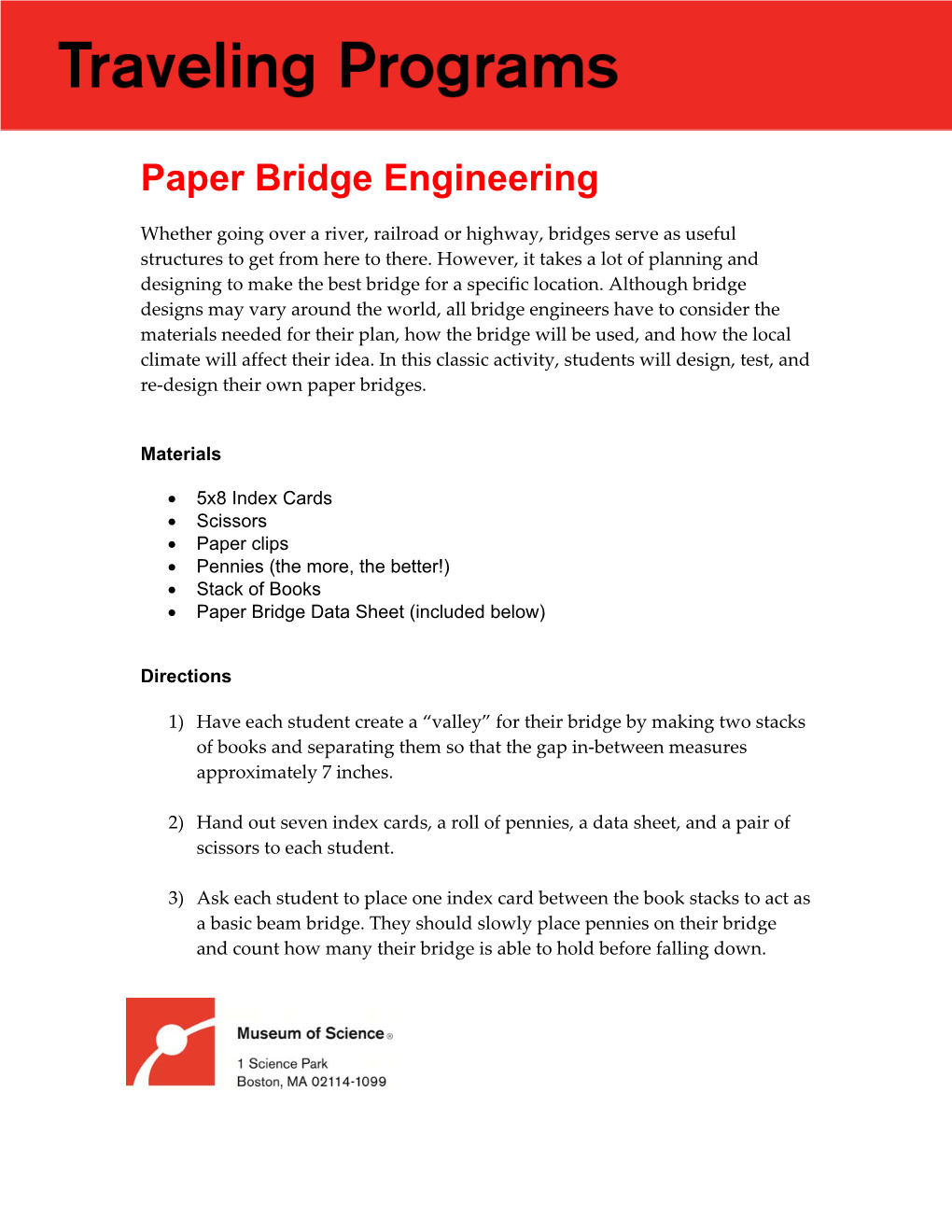 Paper Bridge Engineering