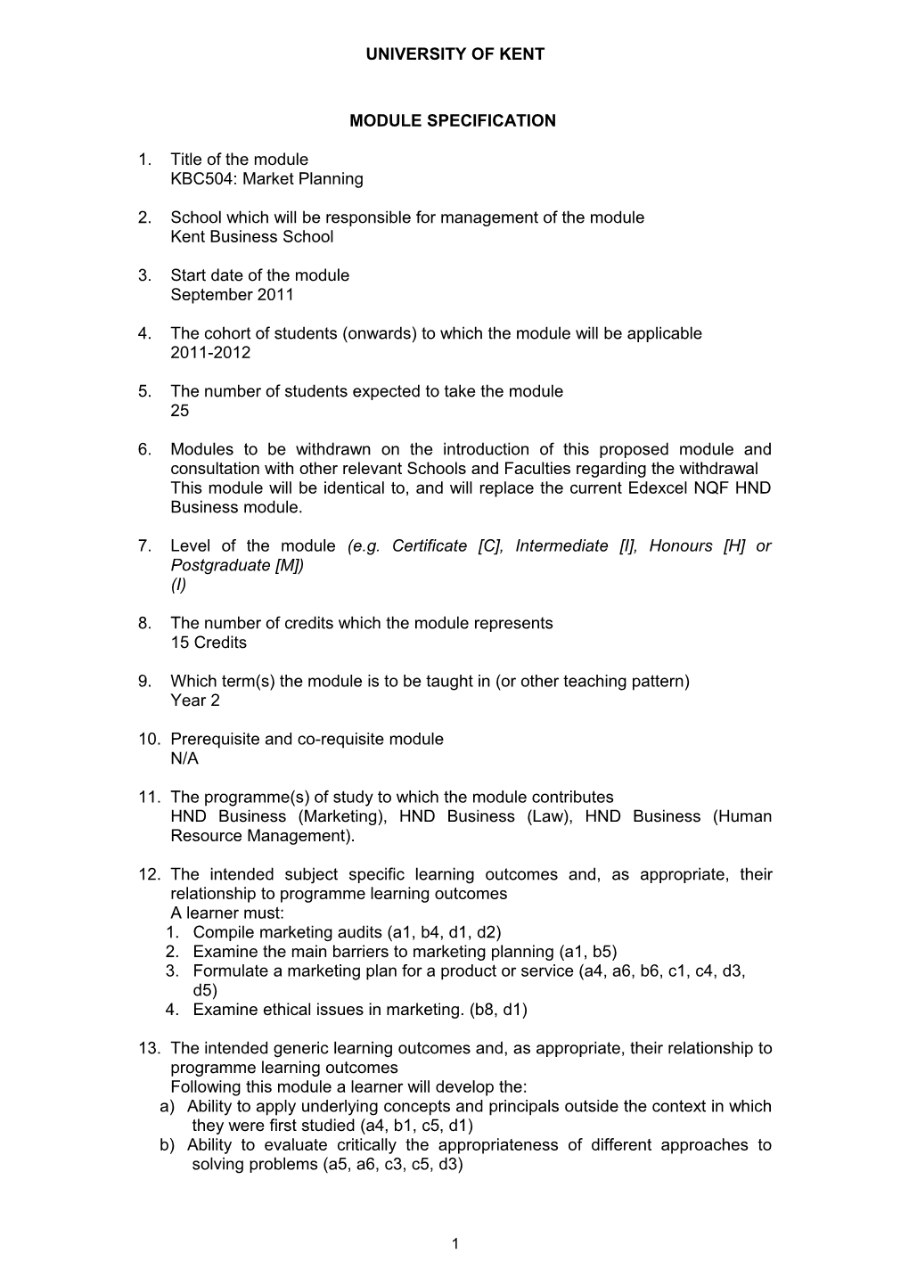 University of Kent at Canterbury s2