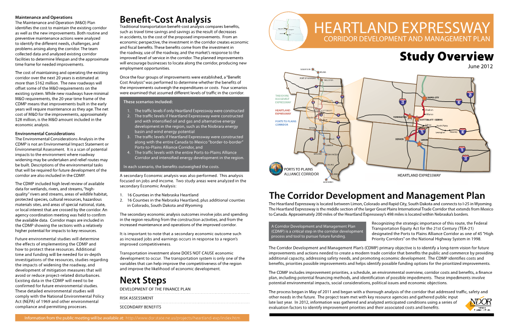 HEARTLAND EXPRESSWAY Preventive Maintenance Actions Were Analyzed in Accidents, to the Cost of the Proposed Improvements
