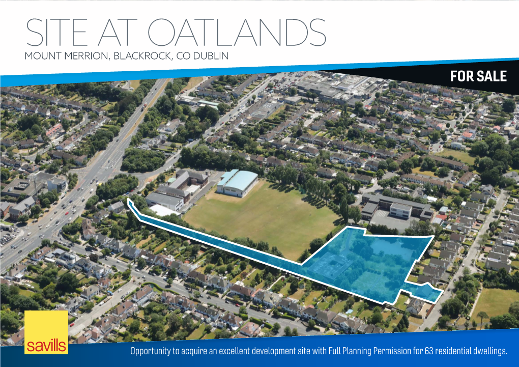 Site at Oatlands Mount Merrion, Blackrock, Co Dublin