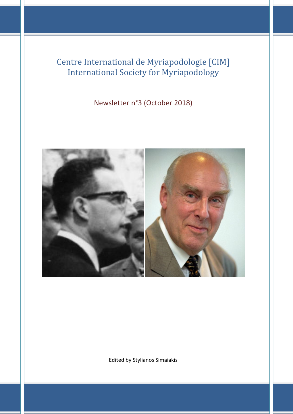 [CIM] International Society for Myriapodology