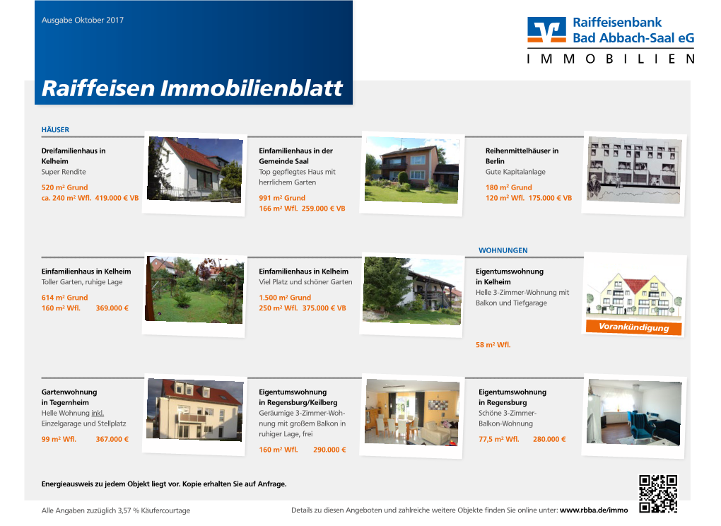 Raiffeisen Immobilienblatt