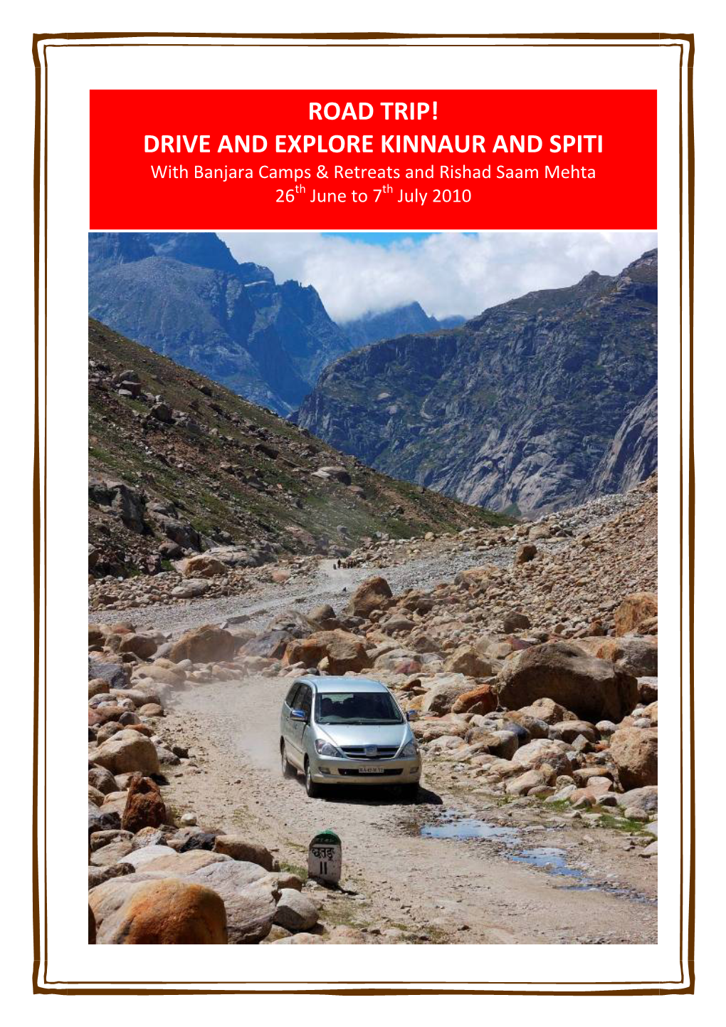 Road Trip to Kinnaur & Spiti.Pdf