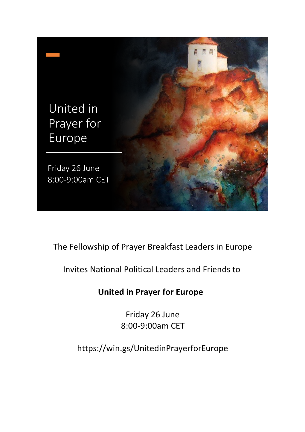 United in Prayer for Europe