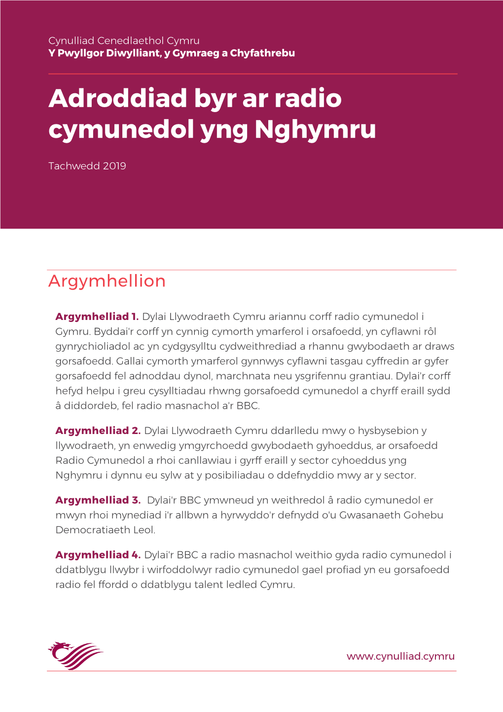 Radio Cymunedol Yng Nghymru