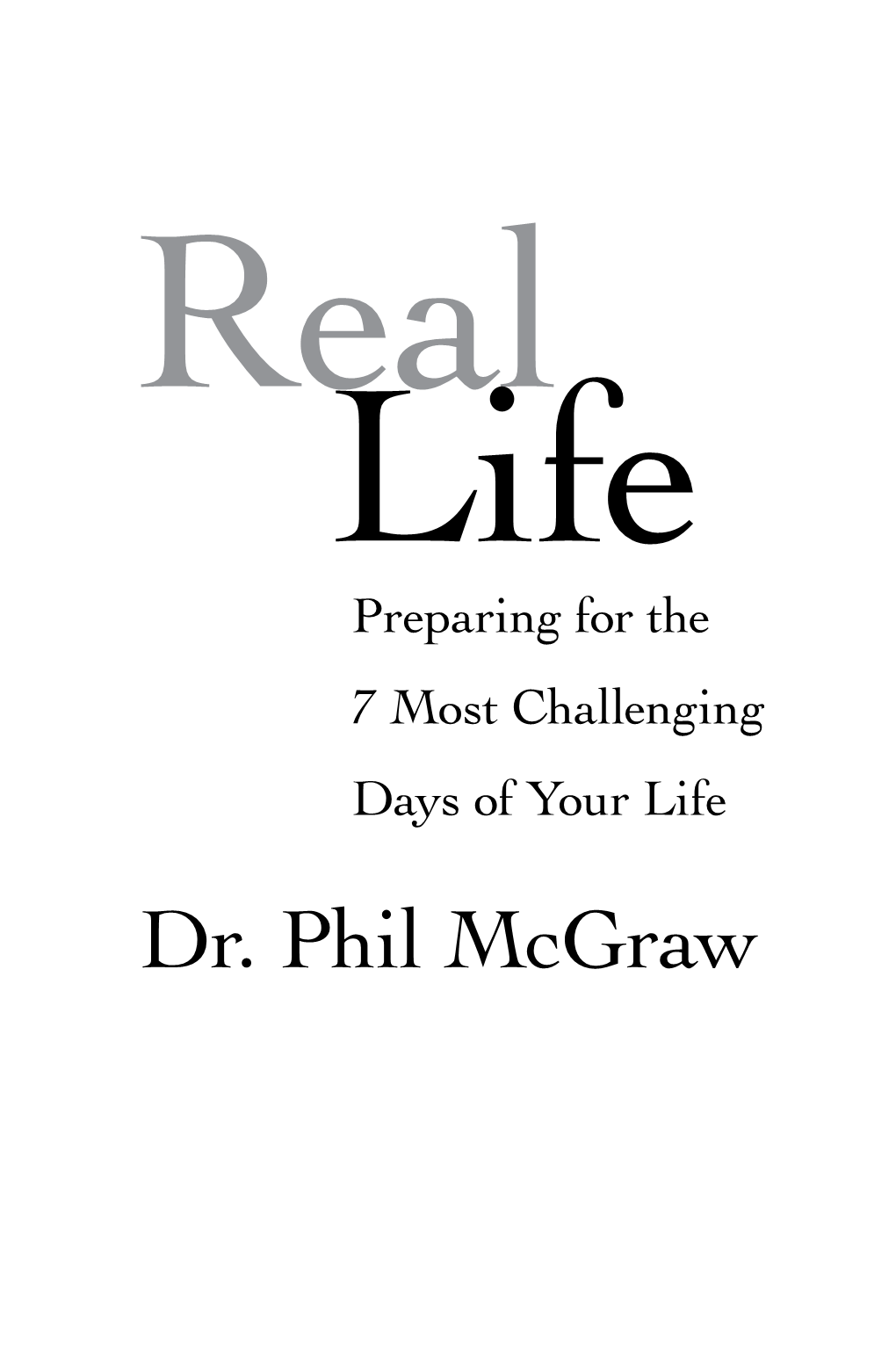 Dr. Phil Mcgraw STRESS EVENT SURVEY