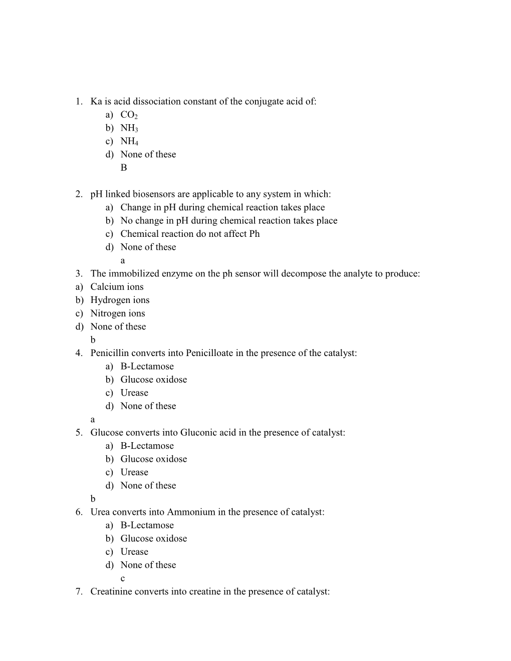 1. Ka Is Acid Dissociation Constant of the Conjugate Acid Of