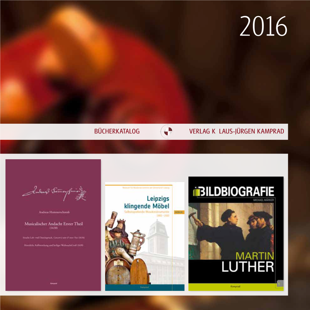 Buchkatalog 2016