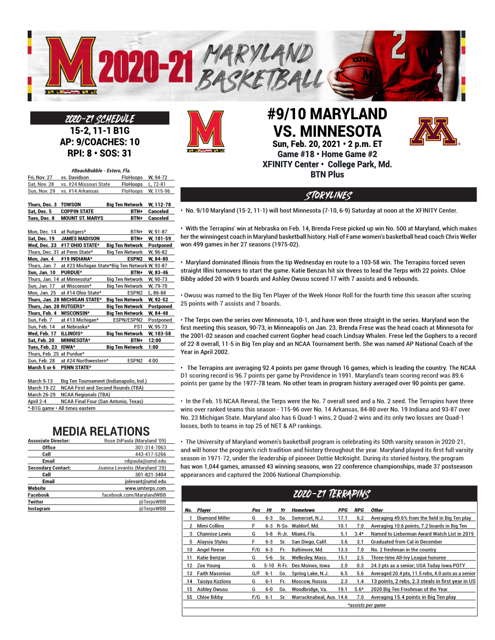 9/10 Maryland Vs. Minnesota