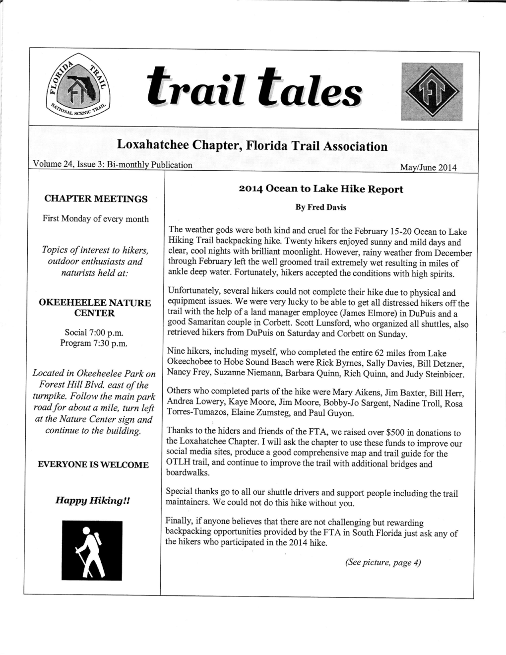 Loxahatchee Chapter, Florida Trail Association