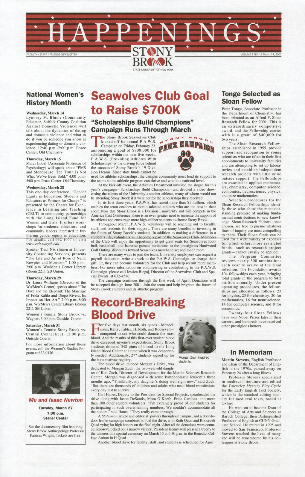 Seawolves Club Goal to Raise $700K Record-Breaking Blood Drive