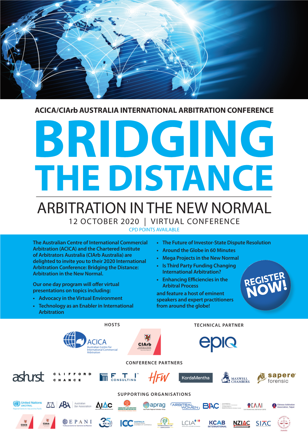 Arbitration in the New Normal 12 October 2020 | Virtual Conference Cpd Points Available